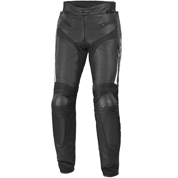 Image of Buse Dervio Leather Jeans - Black / White