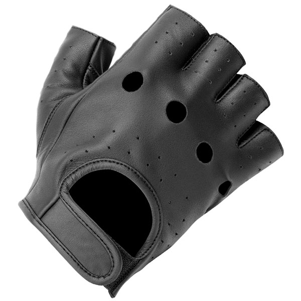 Image of Buse Chopper Leather Gloves - Black