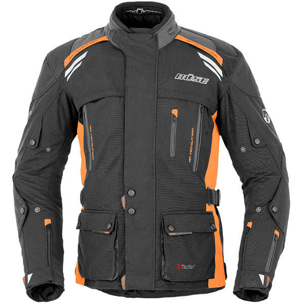 Image of Buse Highland 3-in-1 Textile Jacket - Black / Orange