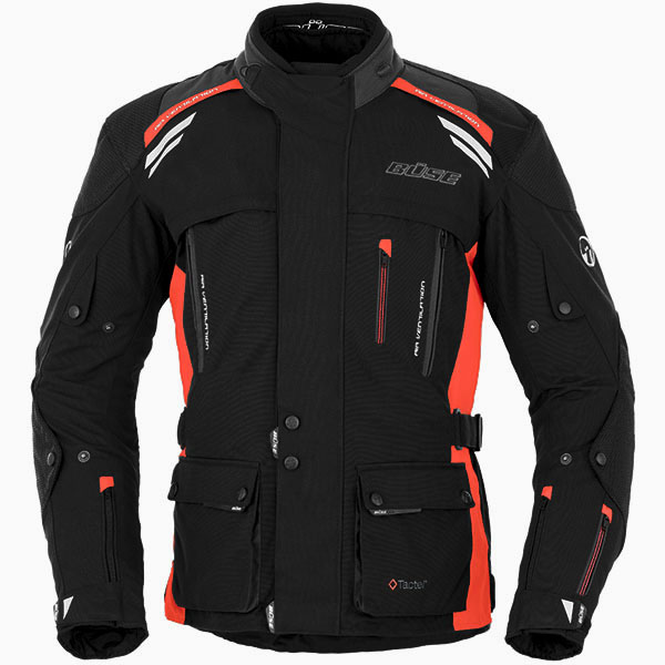 Image of Buse Highland 3-in-1 Textile Jacket - Black / Red