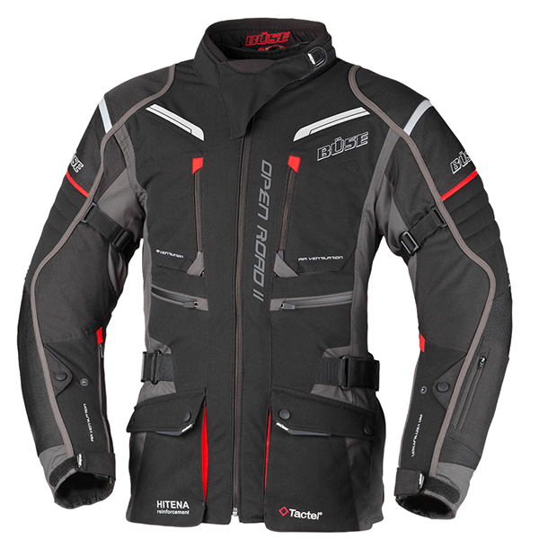 Image of Buse Ladies Open Road II Textile Jacket - Black