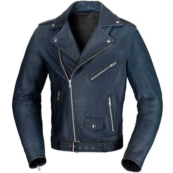Image of Buse Lancaster Leather Jacket - Blue
