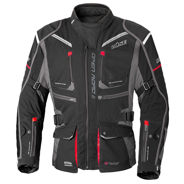 Image of Buse Open Road II Textile Jacket - Black