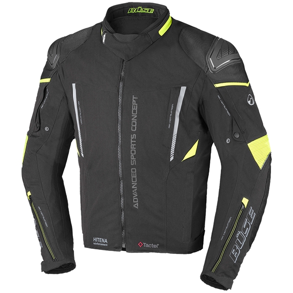 Image of Buse Rocca Textile Jacket - Black / Neon Yellow