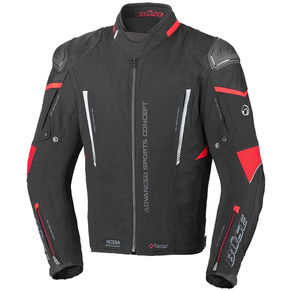 Image of Buse Rocca Textile Jacket - Black / Red