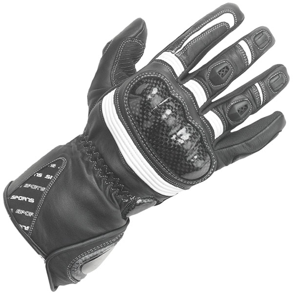 Image of Buse Ladies Misano Gloves - Black / White