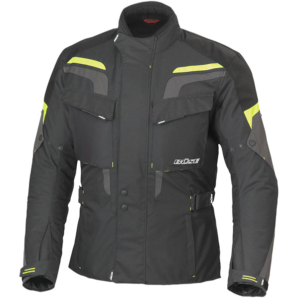 Image of Buse Lago Pro Textile Jacket - Black / Fluo Yellow