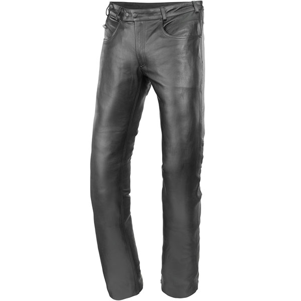 Image of Buse Ladies Leather Jeans - Black