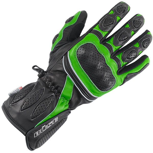 Image of Buse Pit Lane Gloves - Black / Green