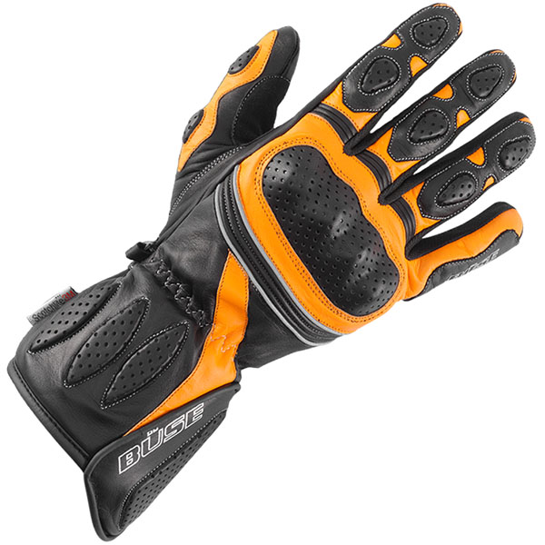 Image of Buse Pit Lane Gloves - Black / Orange