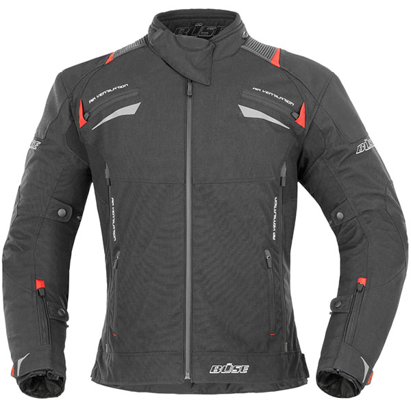 Image of Buse Rico Textile Jacket - Black / Red