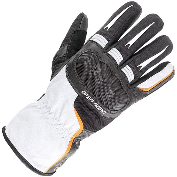 Image of Buse Open Road Touring Gloves - Light Grey