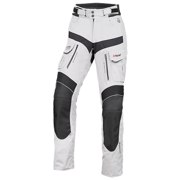 Image of Buse Ladies Open Road II Textile Trousers - Light Grey