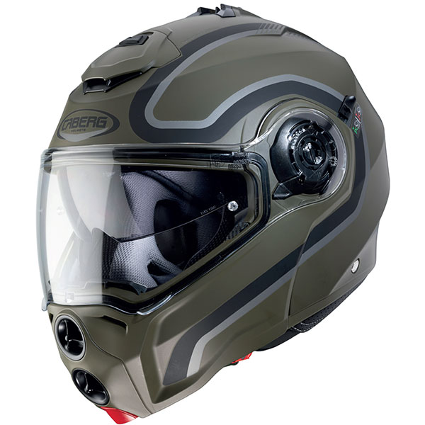 Image of Caberg Droid Pure - Matt Green / Black / Anthracite