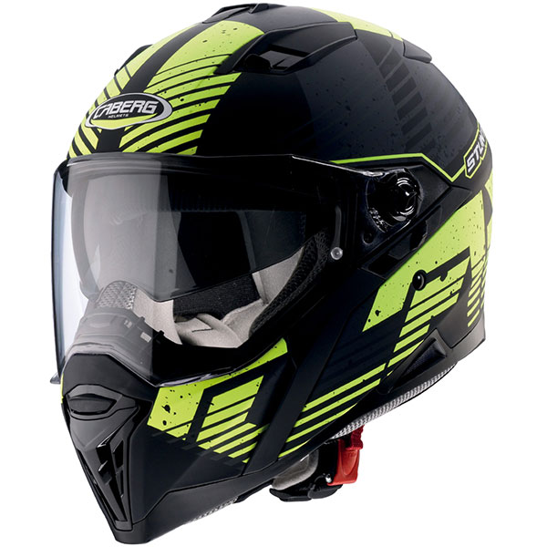 Image of Caberg Stunt Blizzard - Matt Black / Fluo
