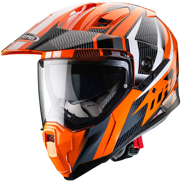 Image of Caberg X-Trace Savana - Orange / Black / Anthracite / White