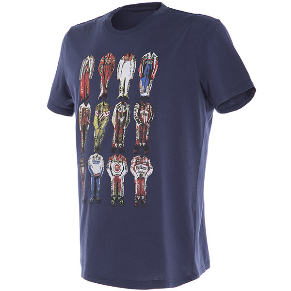 Image of Dainese 12 Champions T-Shirt - Navy