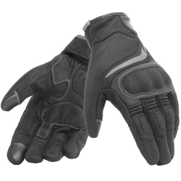 Image of Dainese Air Master Textile Gloves - Black / Black