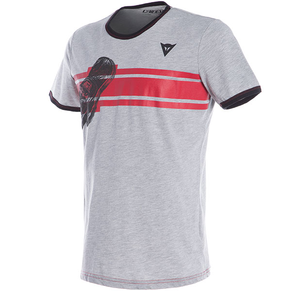 Image of Dainese Glove T-Shirt - Grey Melange