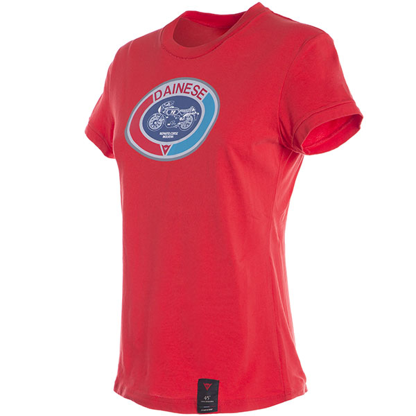 Image of Dainese Ladies Moto 72 T-Shirt - Red