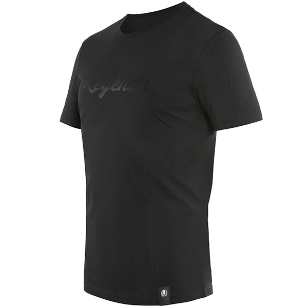 Dainese Legends T-Shirt - Black / Black - FREE UK DELIVERY