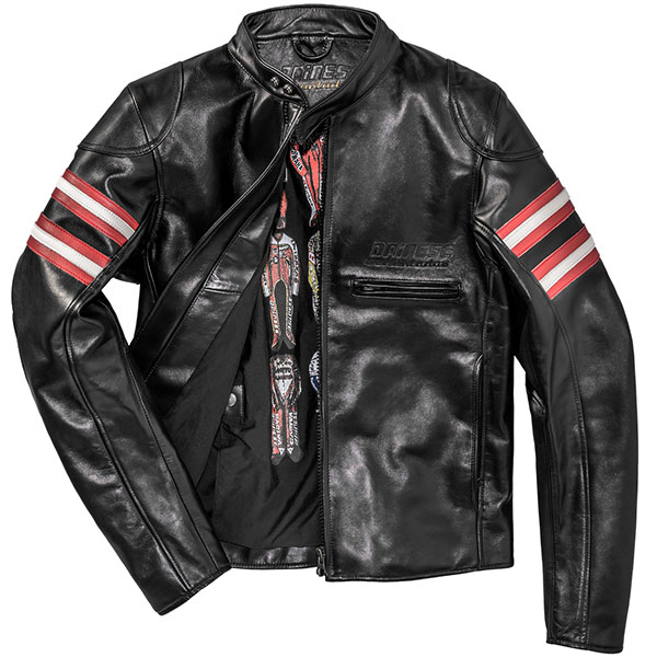 Image of Dainese Rapida72 Leather Jacket - Black