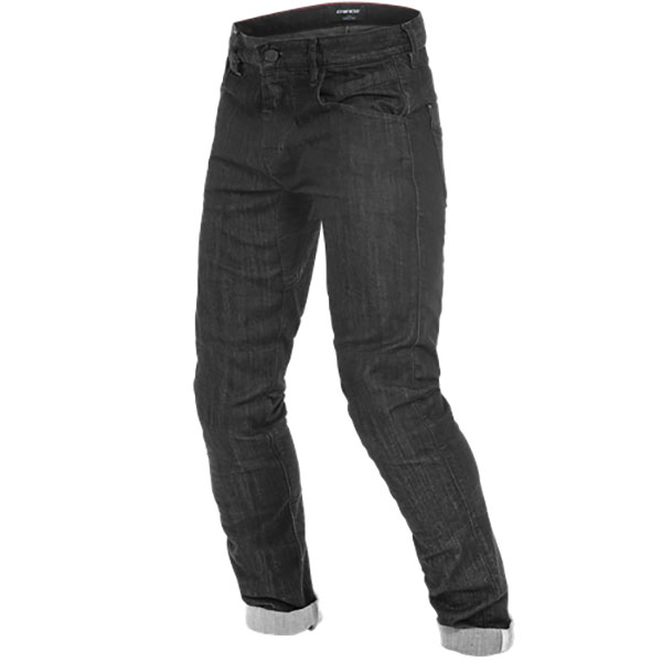 Image of Dainese Trento Slim Textile Jeans - Black Rinsed
