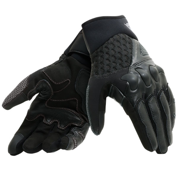 Image of Dainese X-Moto Leather Gloves - Black / Anthracite