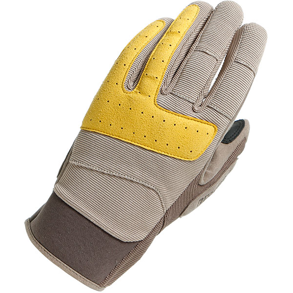 Image of Dainese 72 Djado Textile Gloves - Feather Grey / Morel / Old Gold