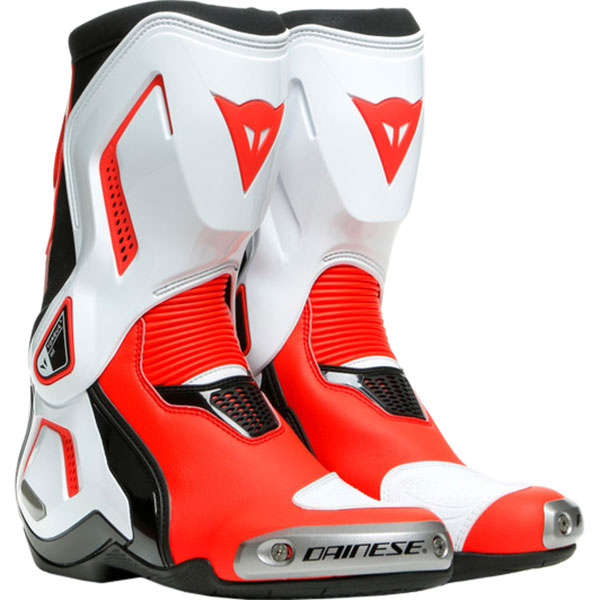 Image of Dainese Ladies Torque 3 Out Boots - Black / White / Fluo Red