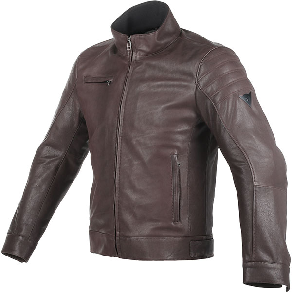 Image of Dainese Bryan Leather Jacket - Brown