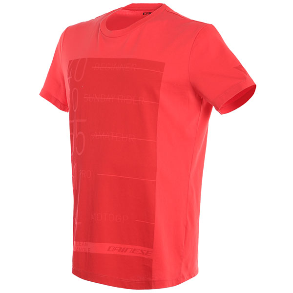 Image of Dainese Lean Angle T-Shirt - Red