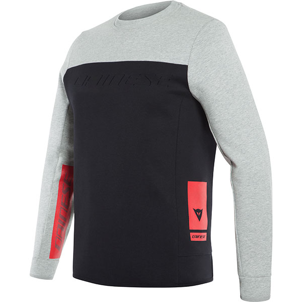 Image of Dainese Contrast Sweatshirt - Black / Melange