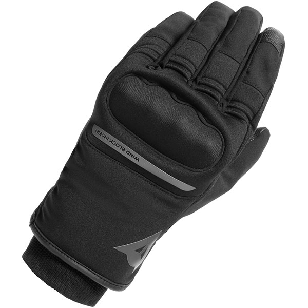 Image of Dainese Avila D-Dry Textile Gloves - Black / Anthracite