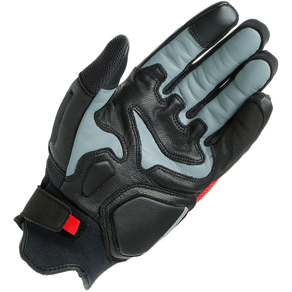 Dainese DExplorer 2 Mixed Gloves Glacier Grey / Blue / Lava Red