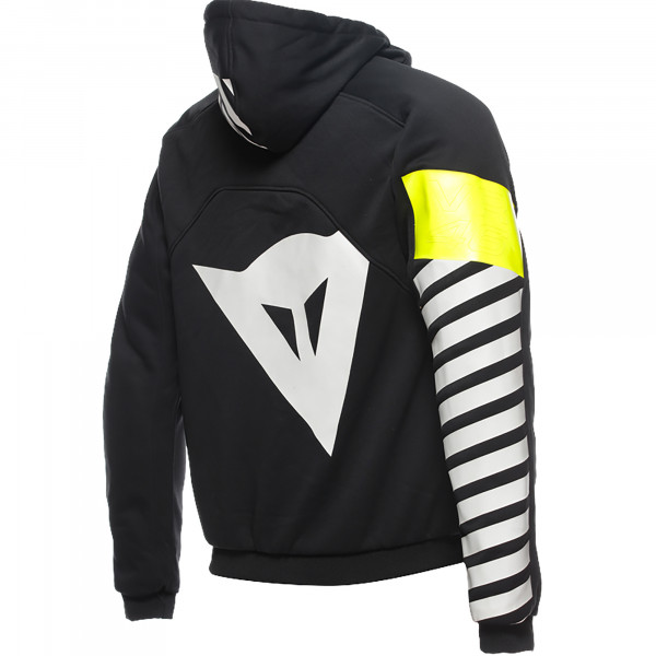 Dainese VR46 DaemonX Safety Hoodie Black / White / Blue FREE UK