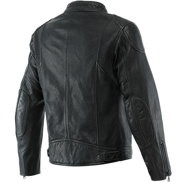 Dainese Atlas Leather Jacket - Black - FREE UK DELIVERY