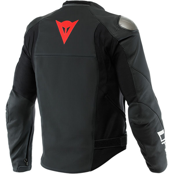 Dainese Sportiva Leather Jacket - Black Matt - FREE UK DELIVERY