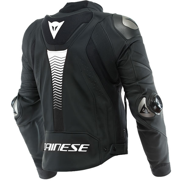 Dainese Super Speed 4 Leather Jacket - Black Matt / White - FREE UK ...