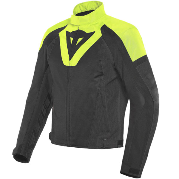 Dainese Levante Air Textile Jacket - Black / Fluo Yellow / Black - FREE ...