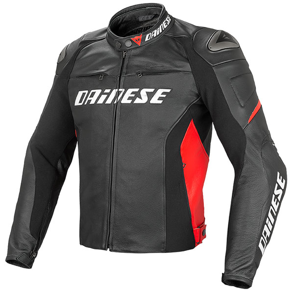 Dainese Racing D1 Leather Jacket Black Red Free Uk Dainese Racing D1 Leather Jacket Black Red Thumb 0