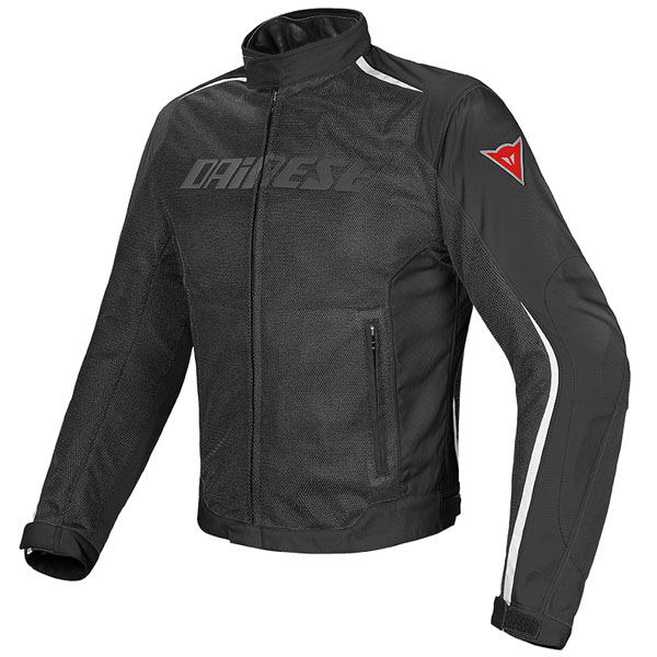 Image of Dainese Hydra Flux D-Dry Textile Jacket - Black / Black / White