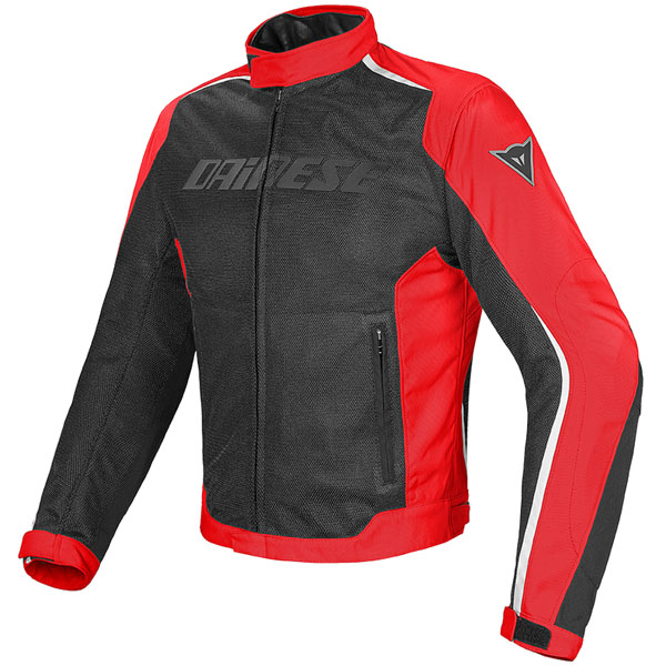 Image of Dainese Hydra Flux D-Dry Textile Jacket - Black / Red / White