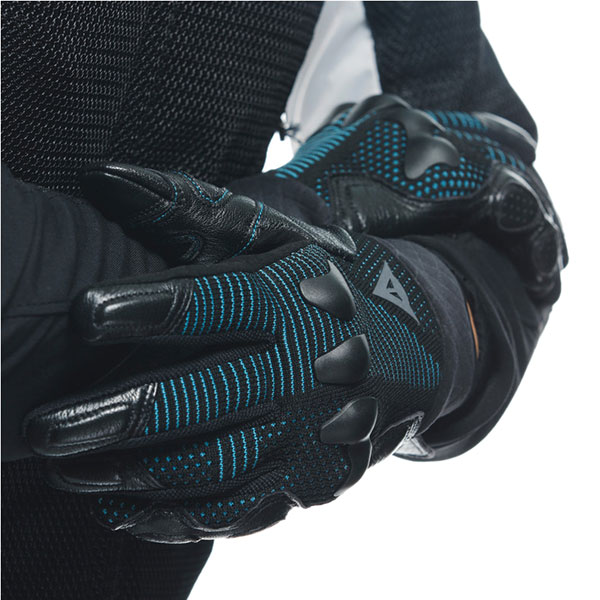 Dainese Ladies Unruly ErgoTek Textile Gloves Ocean Depth / Black