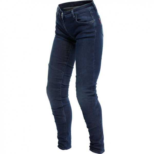 Dainese Ladies Brushed Skinny Denim Jeans - Blue - FREE UK DELIVERY