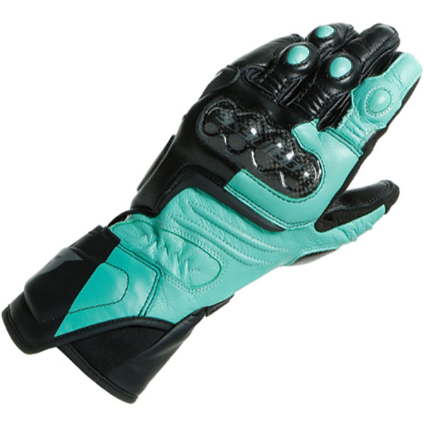 Image of Dainese Ladies Carbon 3 Gloves - Black / Acqua Green / Anthracite