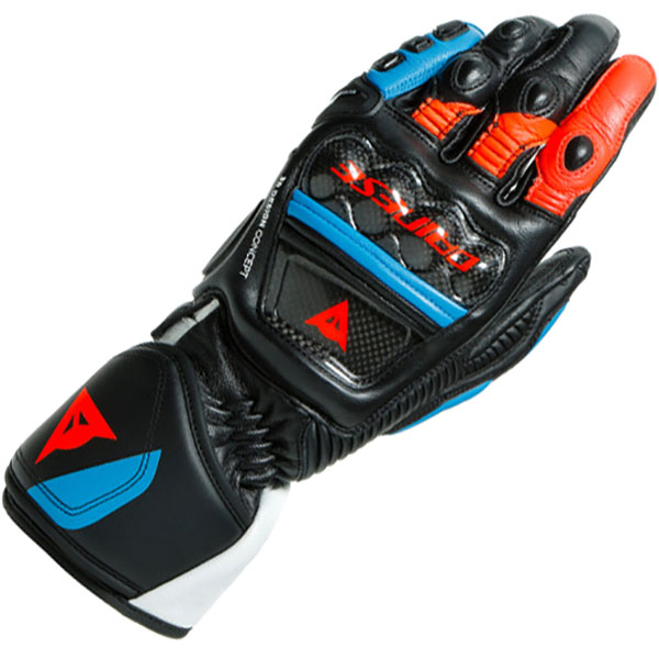 Image of Dainese Druid 3 Leather Gloves - Pista 1
