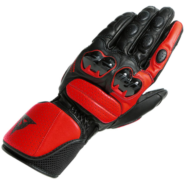 Image of Dainese Impeto Gloves - Black / Lava Red