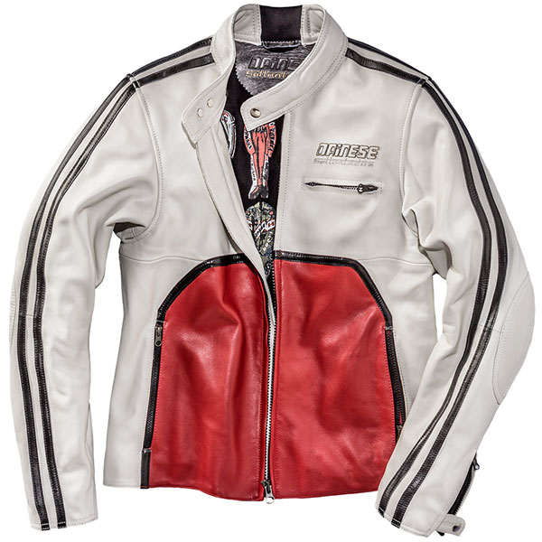 white and red jackets