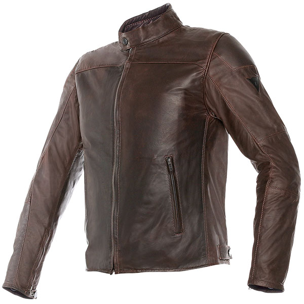 Dainese Mike Leather Jacket - Dark Brown